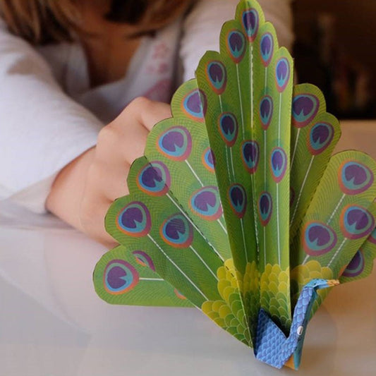Le kit 40 Origamis à motifs colorés - Made in France