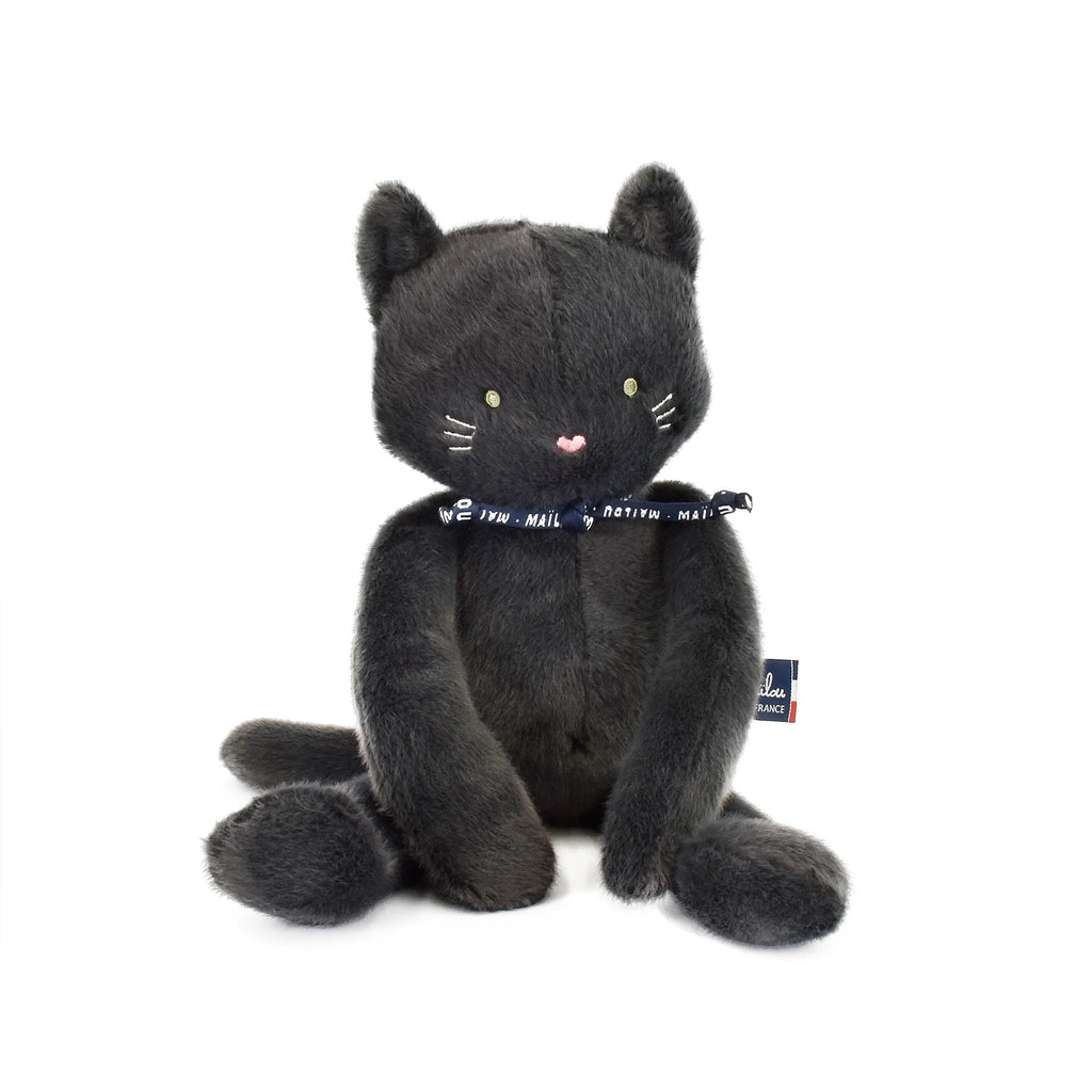Peluche chat anthracite extra-douce Méloé - Bretagne