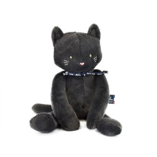 Peluche chat anthracite extra-douce Méloé - Bretagne