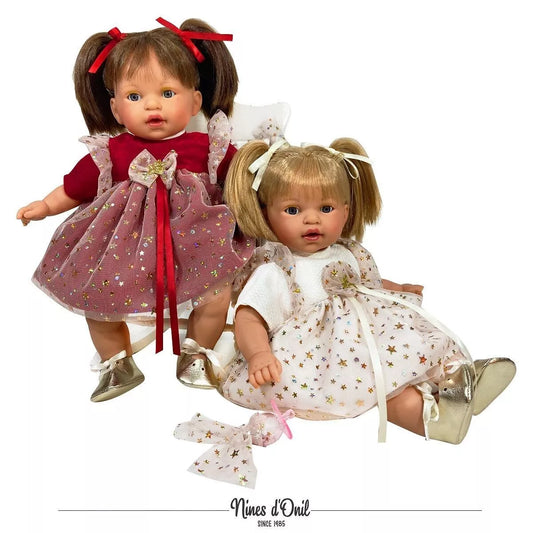 Poupée Alex robe de fête 40 cm - Made in Espagne