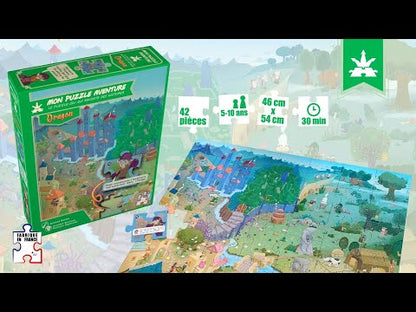 Puzzle Aventure Dragon : Le jeu de puzzle qui raconte des histoires ! 🐉