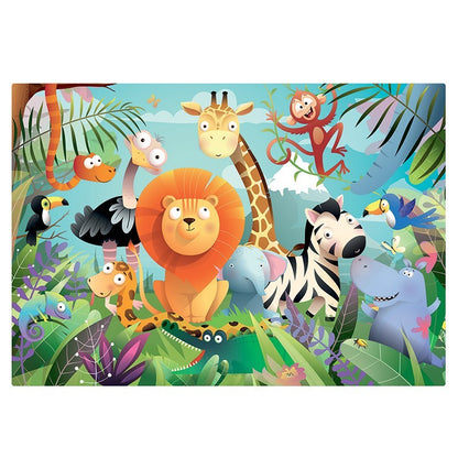 2x24 piece educational puzzles for children - Made in France