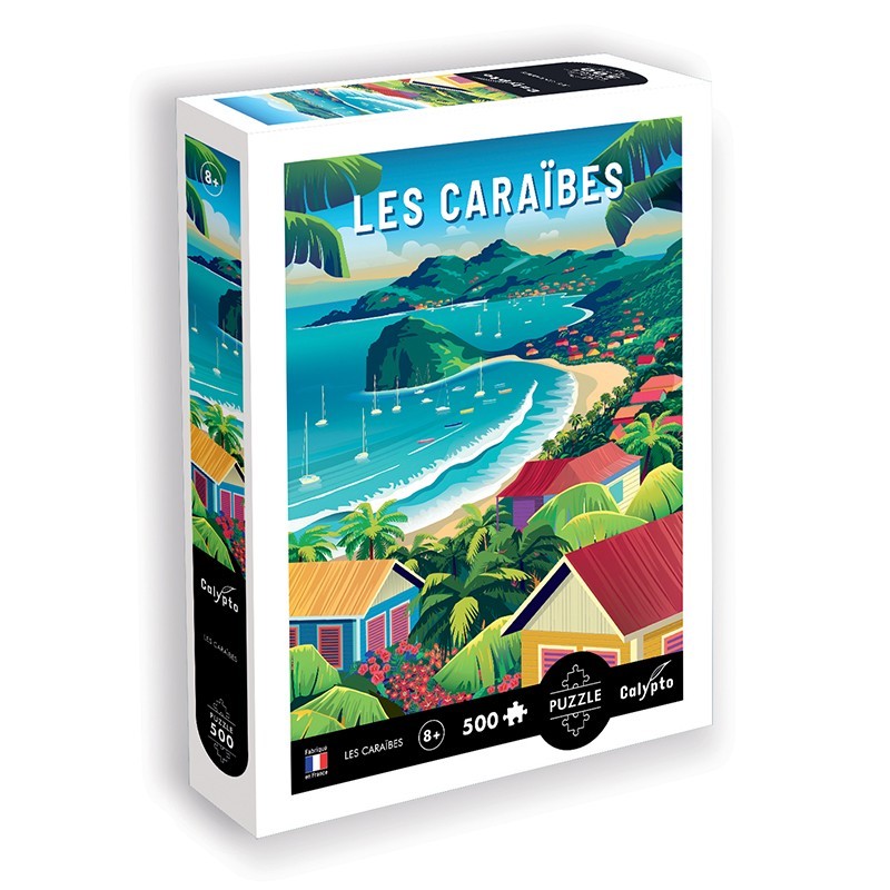 Puzzle 500 pièces Les Caraïbes - Made in France