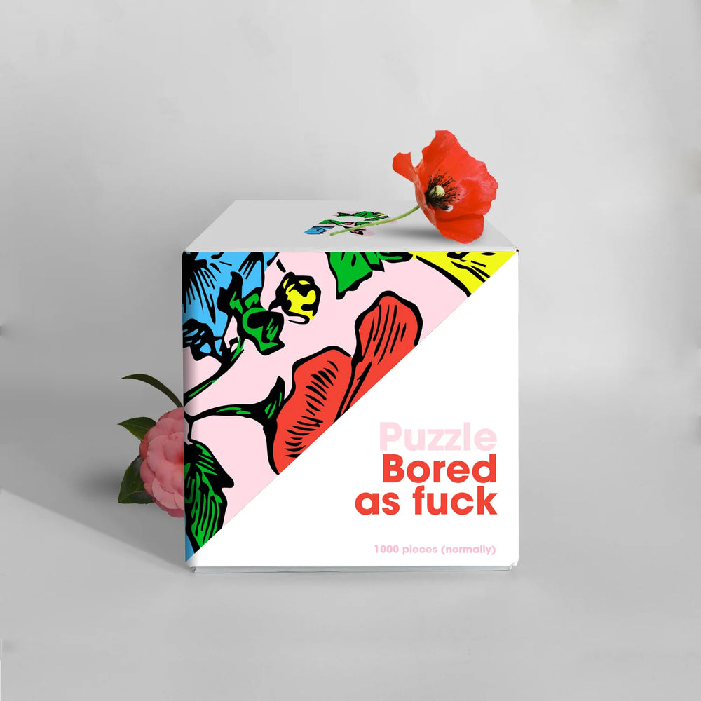 Puzzle "Bored as fuck" lettrage doré - 1000 pièces - édition très limitée