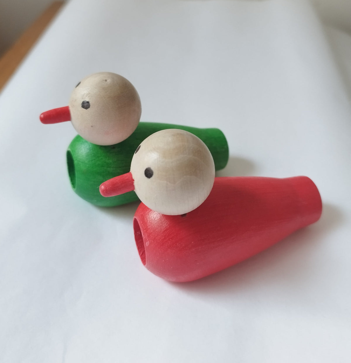 Sifflet En Bois Animal – Jouet Musical éducatif | Coloré, Non Toxique | Bébé Et Enfant | Mini Instrument De Musique | Décoration Suspendue