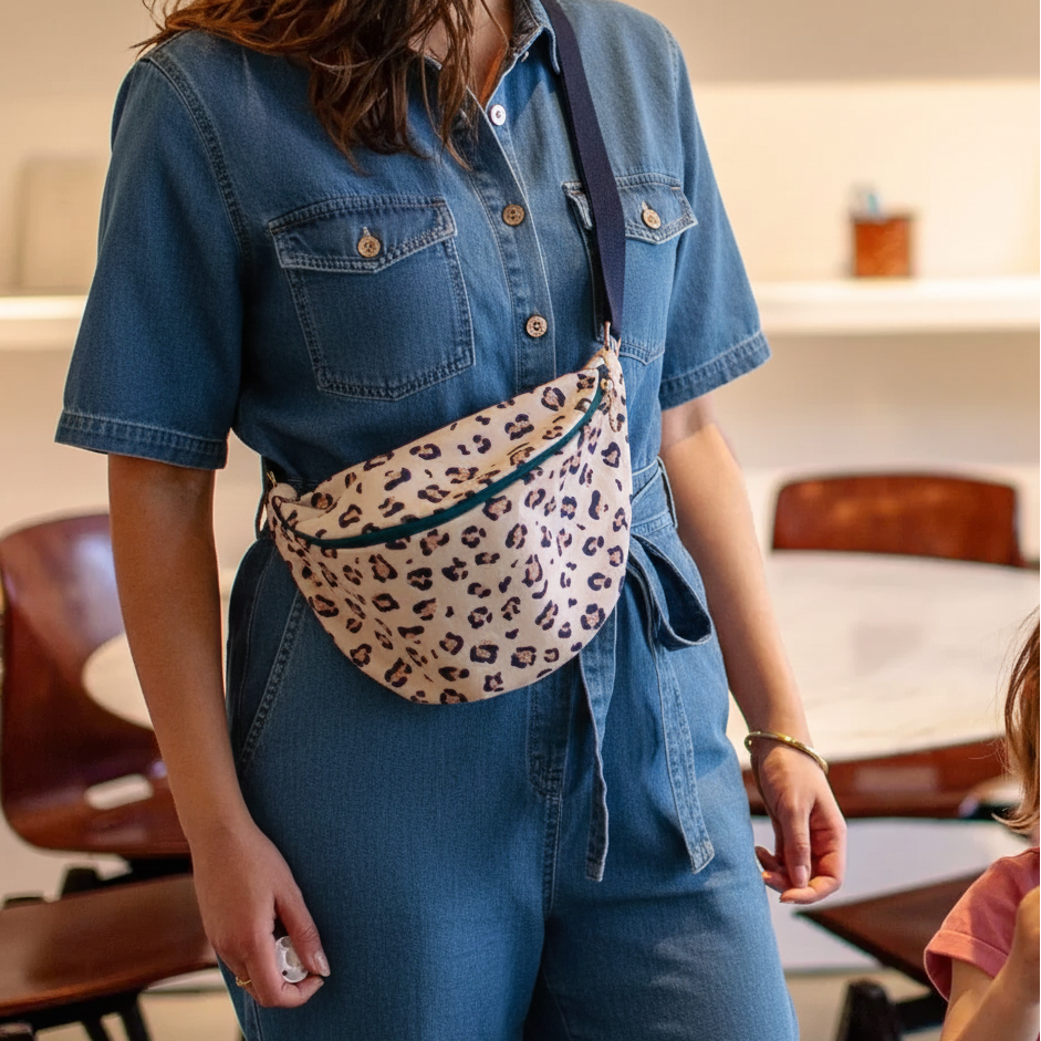 La Banane à langer Léopard - Made in France