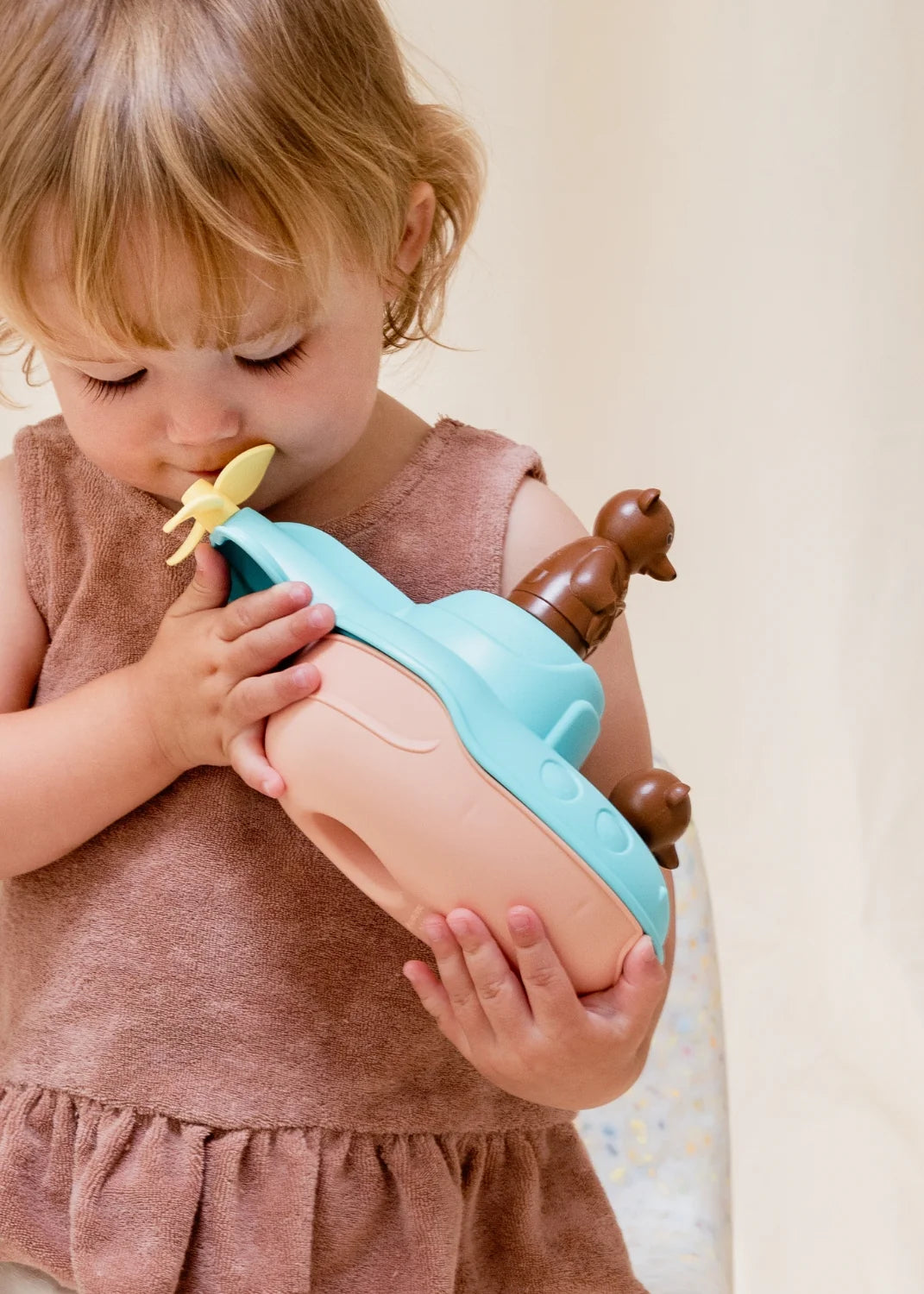 Le Sous-marin Bateau 2 en 1 de Petit Ours Brun - Made in France