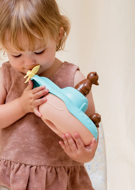 Le Sous-marin Bateau 2 en 1 de Petit Ours Brun - Made in France