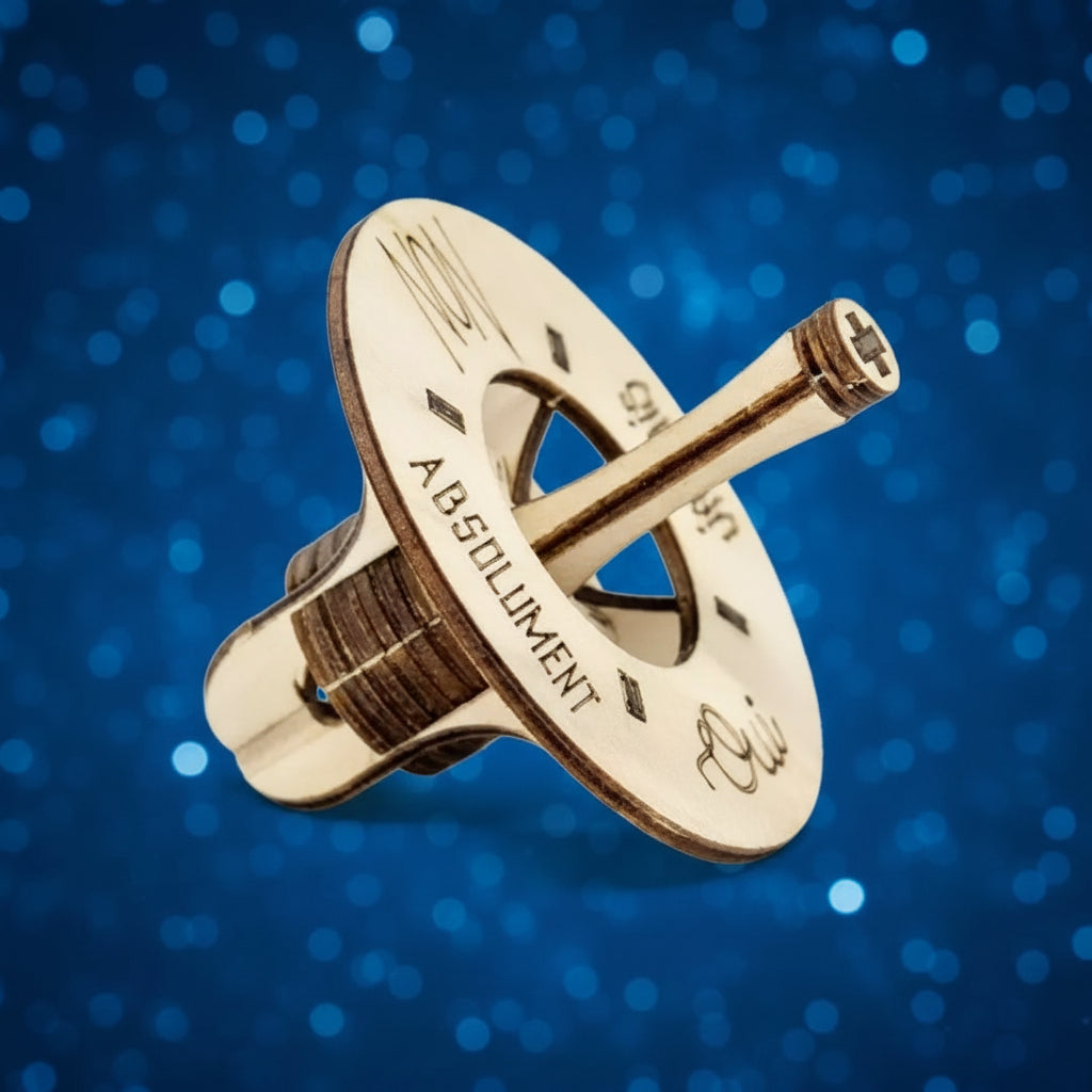 Cardkit 3D Toupie divinatoire en bois - Made in France