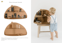 maison de poupée en carton design