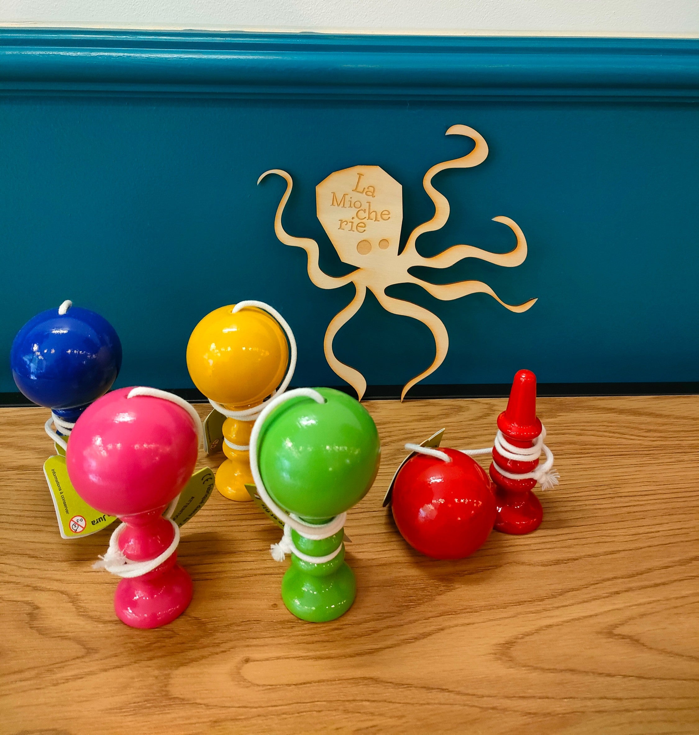 Le Bilboquet classique en bois fabriqué en France dans le Jura