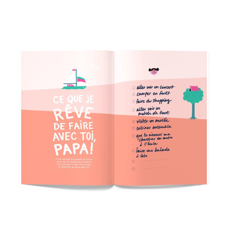 Book to fill in as a family - Like father, like daughter?
