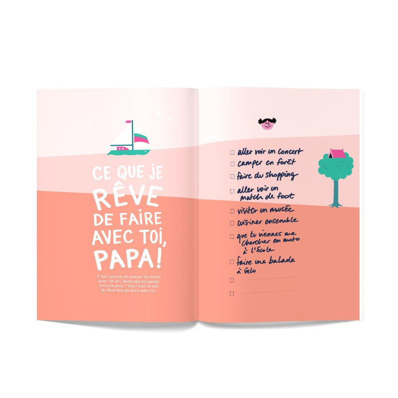 Book to fill in Like father, like daughter? - Printed in Belgium - Minor editions