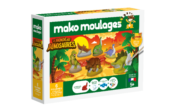 Grand coffret Le Monde des Dinosaures - Made in France - Mako Moulages