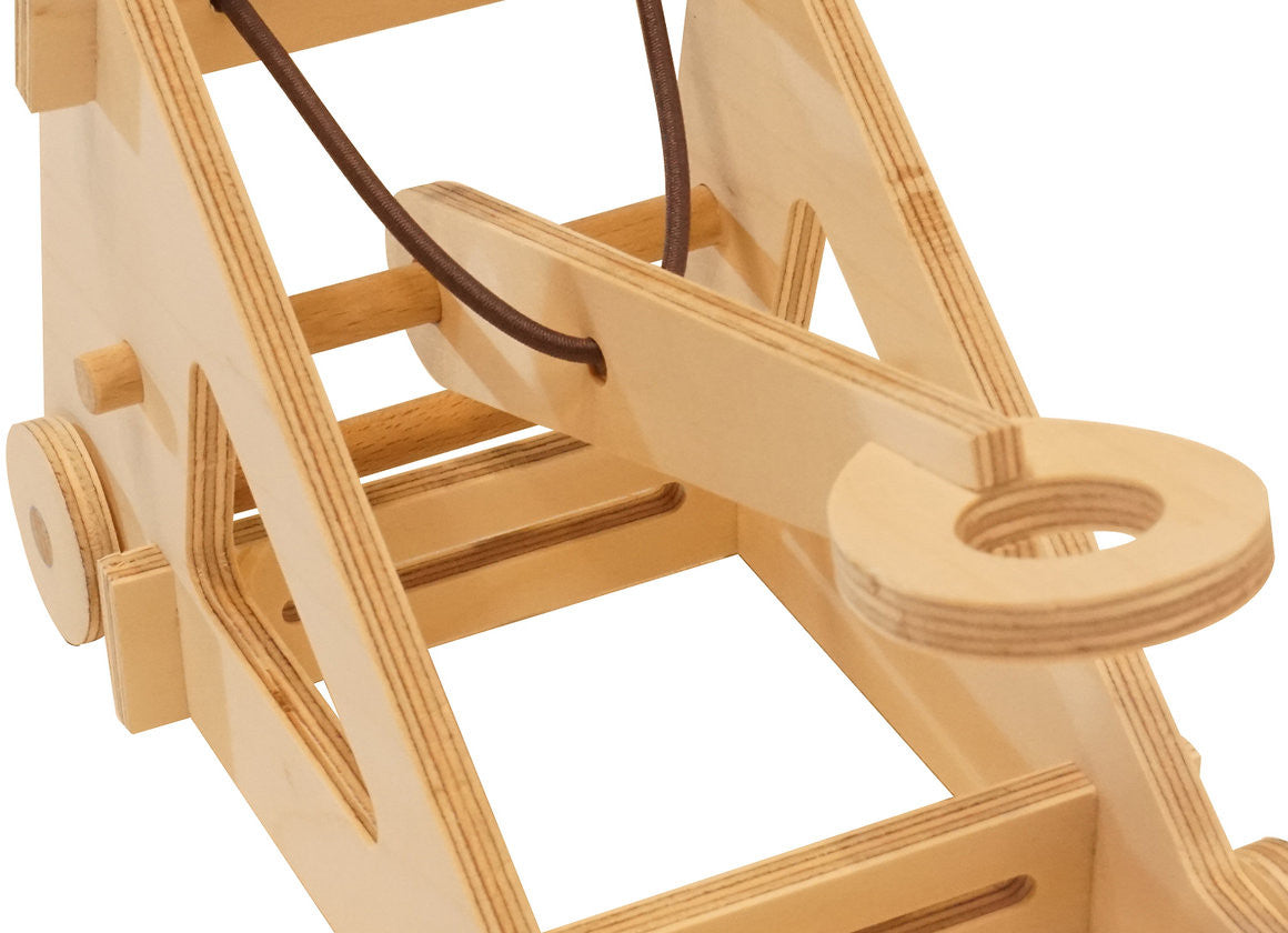 Plywood catapult kit - Made in France - Family manufacturing
