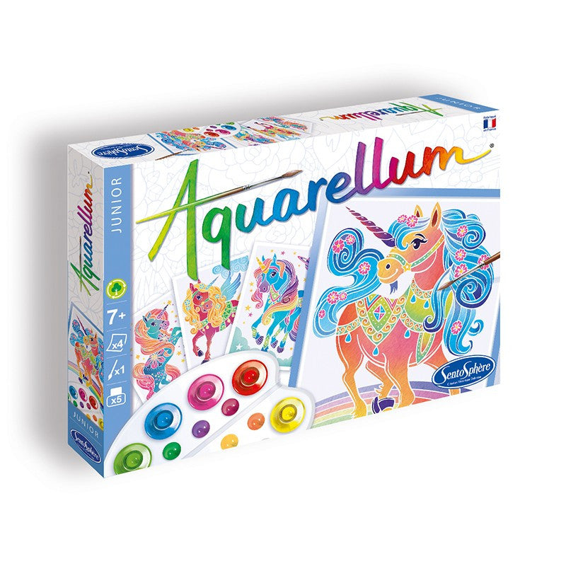 Aquarellum Junior Licornes - Made in France - Sentosphère