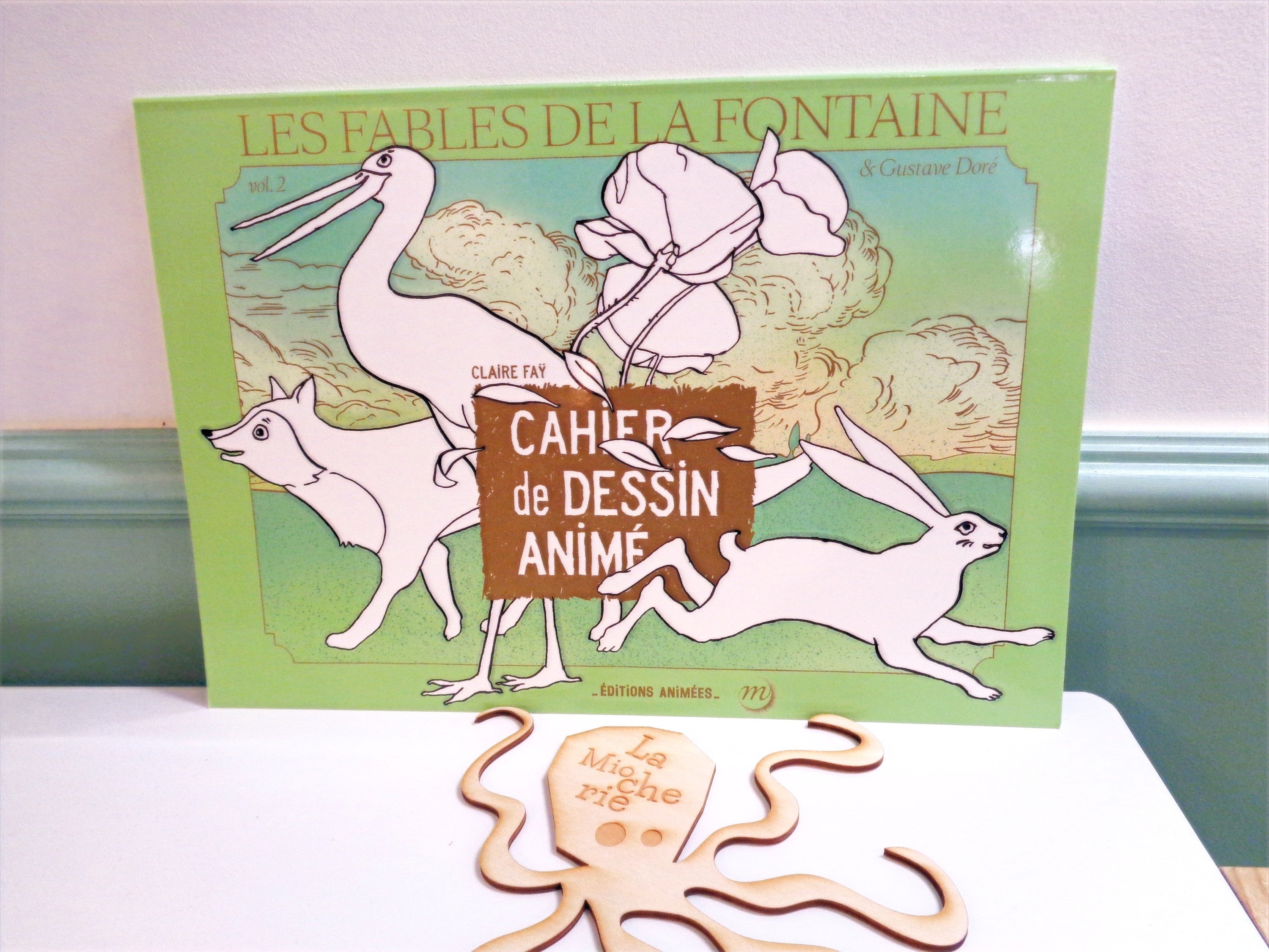 Coloring book The fables of La Fontaine T2 - Made in France - Editions Animées