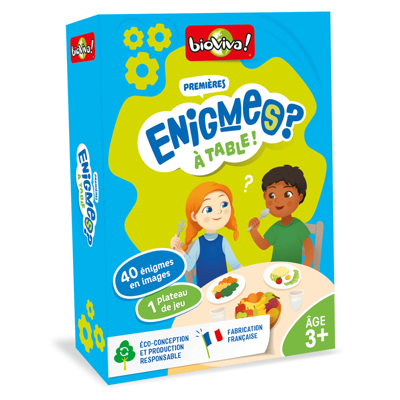 First Enigmas At the table! - Made in France - Bioviva