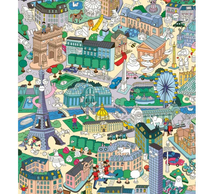 Cherche et Trouve Géant Paris - Poster à sticker