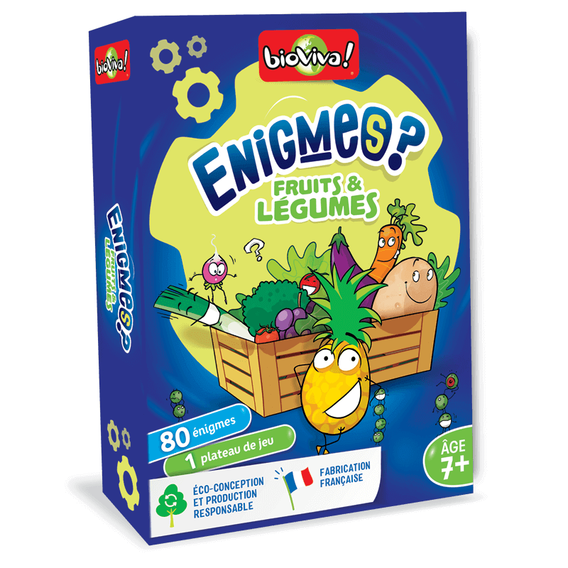 Enigmes Fruits et légumes - Made in France - Bioviva