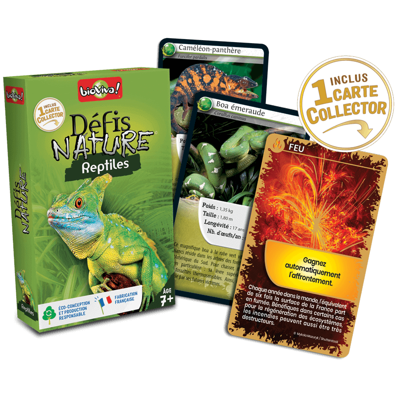 Défis Nature Reptiles - Made in France - Bioviva