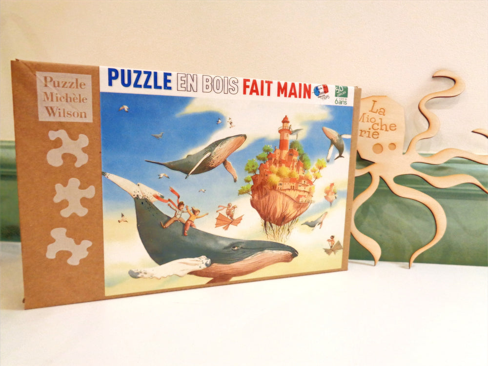 Puzzle bois 50 pièces Odysée Fantastique -  Made in France - Michèle Wilson