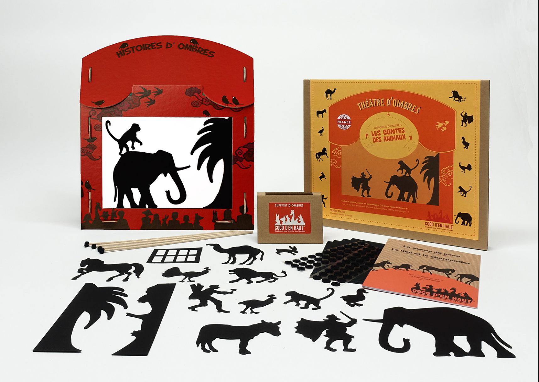 Shadow theater Tales of the Animals - Made in France -Coco d'en Haut -