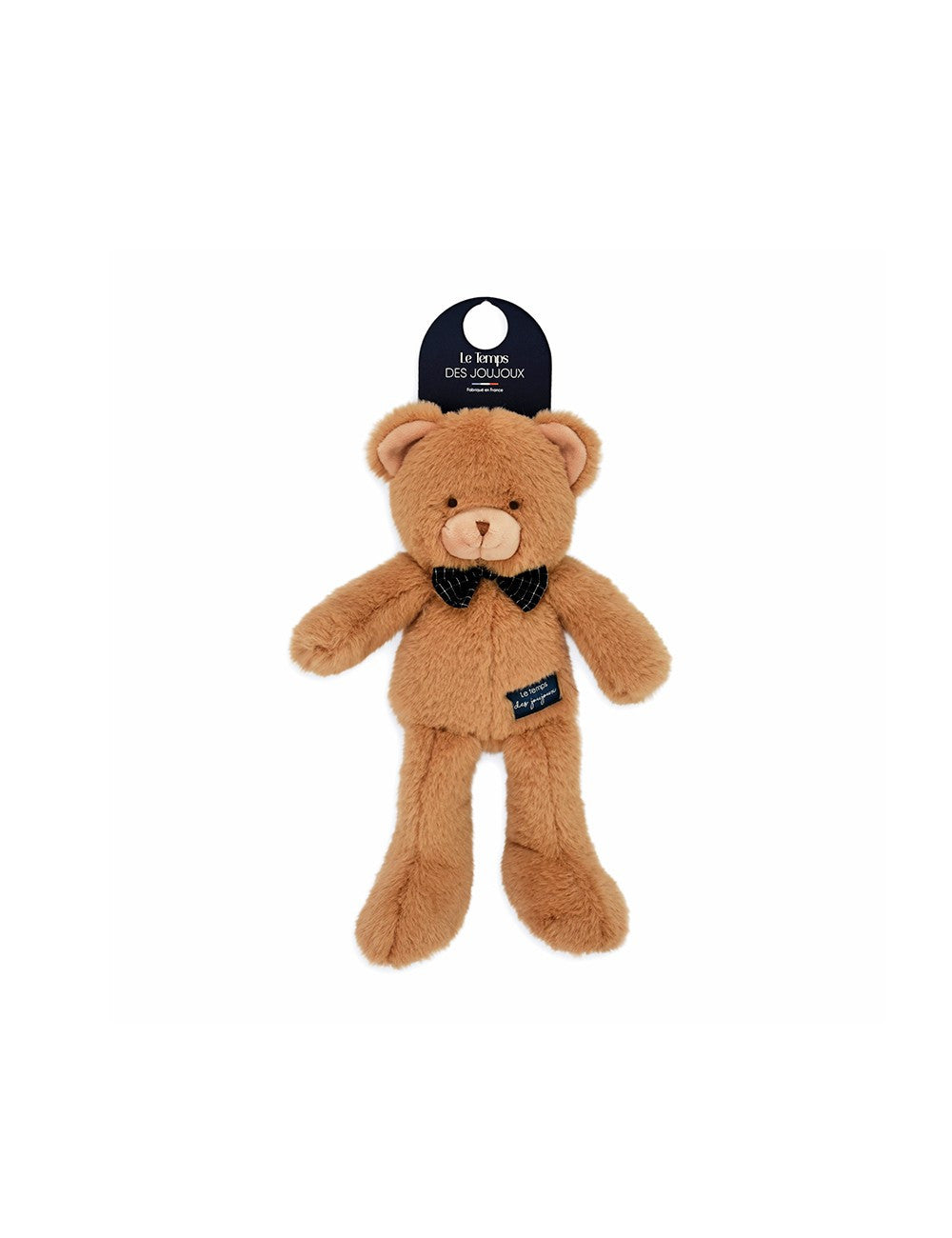 Peluche Nougat l'ours brun - Un classique Made in France