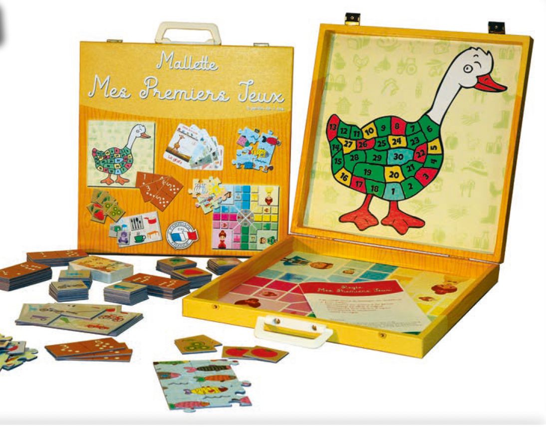 Mallette Mes Premiers Jeux - Made in France -  Ferriot cric
