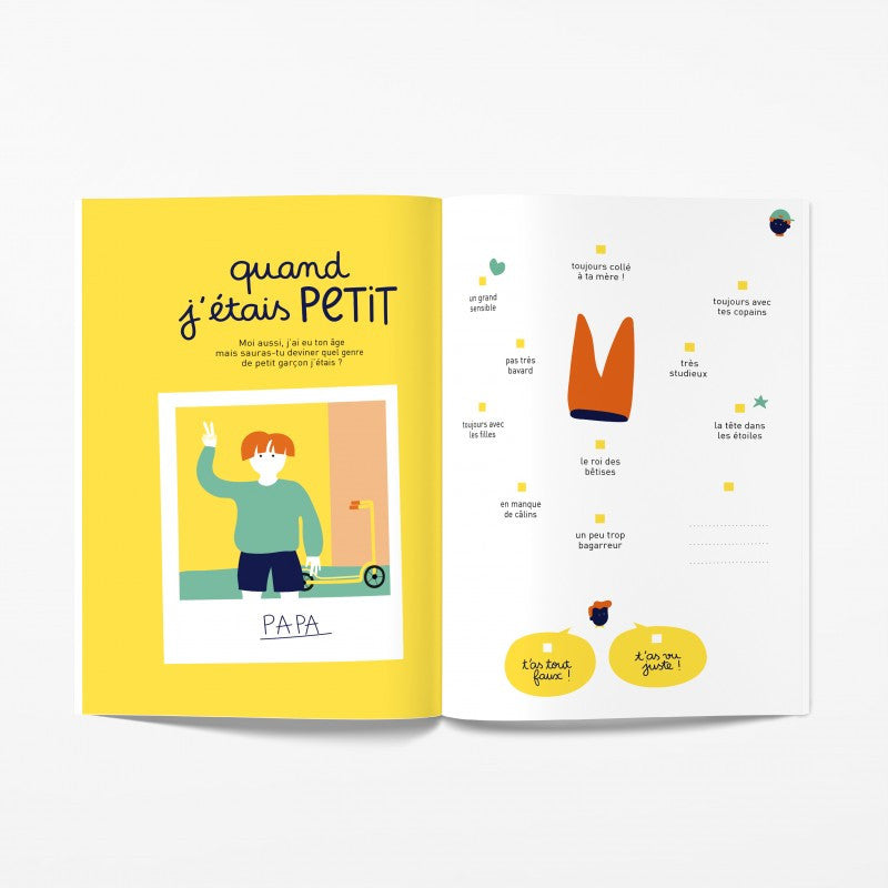 Book to fill in Like father, like son? - Printed in Belgium - Minor editions
