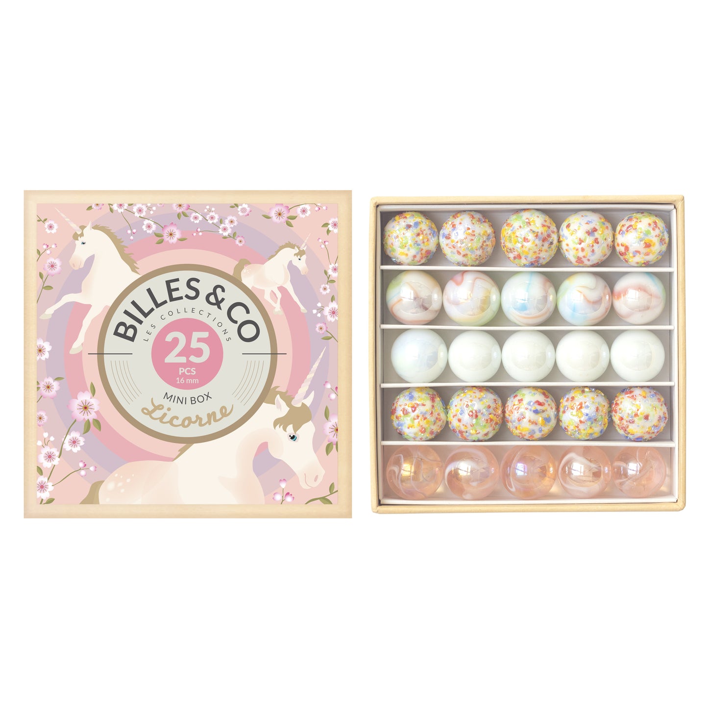Unicorn Collectible Marble Box