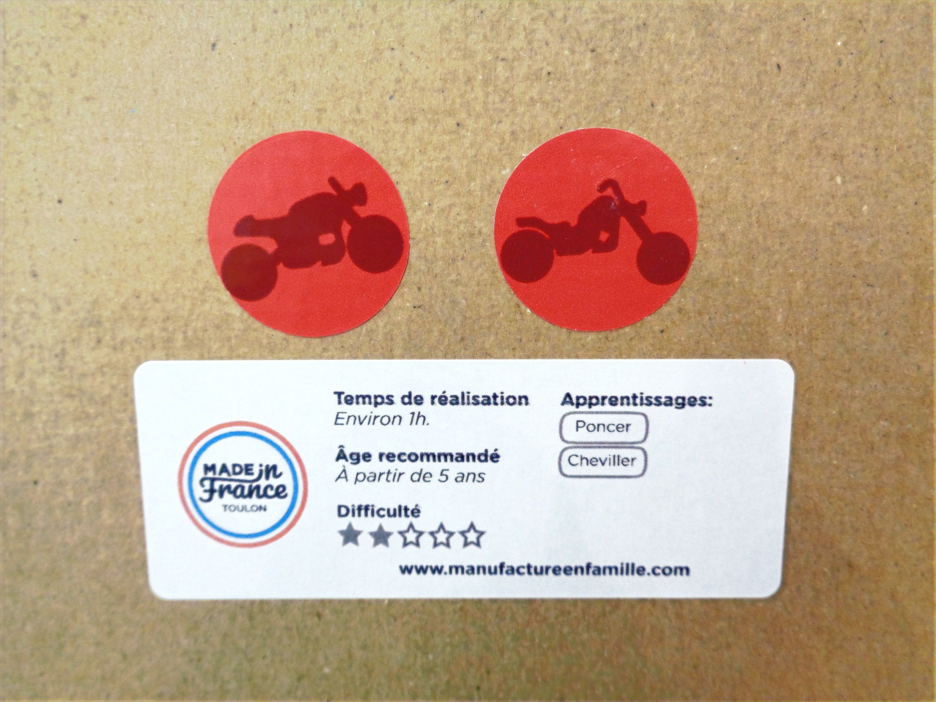 Coffret mes 2 Jolies Bécanes - Made in France - Manufacture en famille