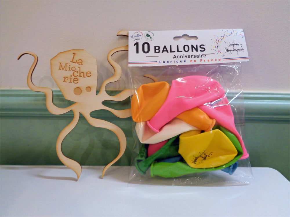 Ballons anniversaires fabriqués en France