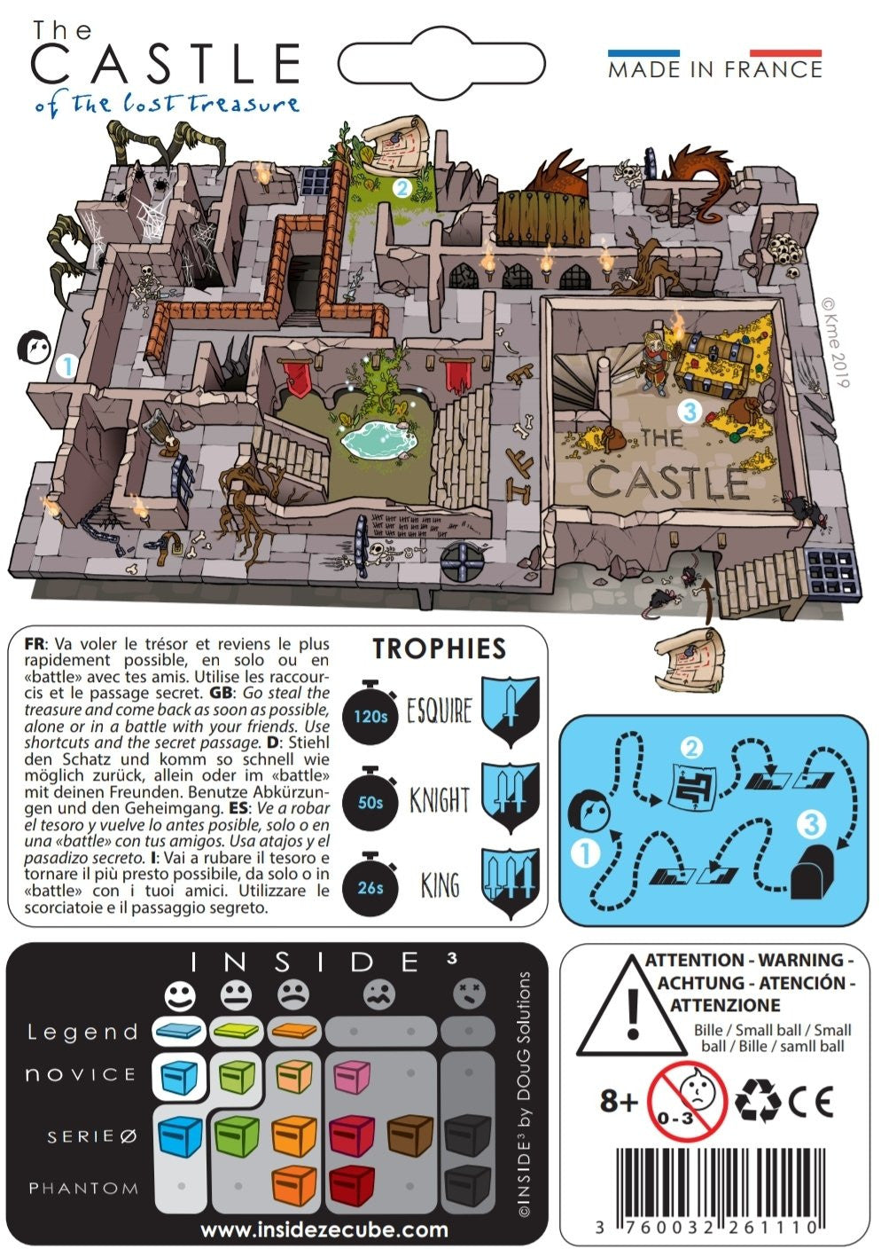 Legend "The Castle" puzzle - Made in France - Doug Factory