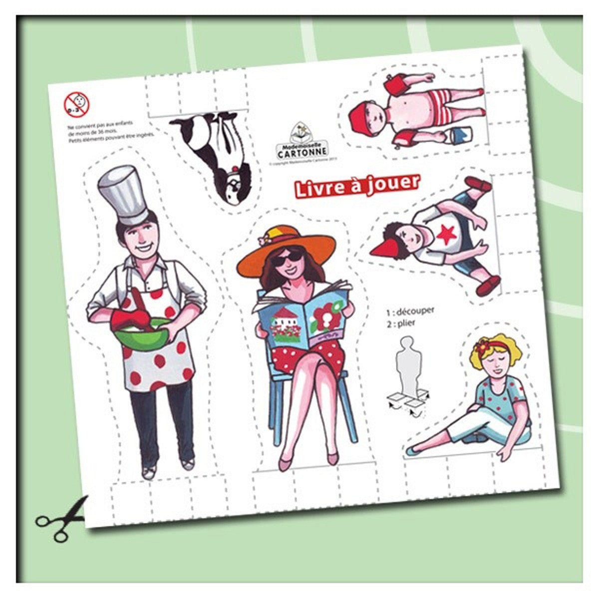 La Maison playing book - Made in France - Mademoiselle is a hit