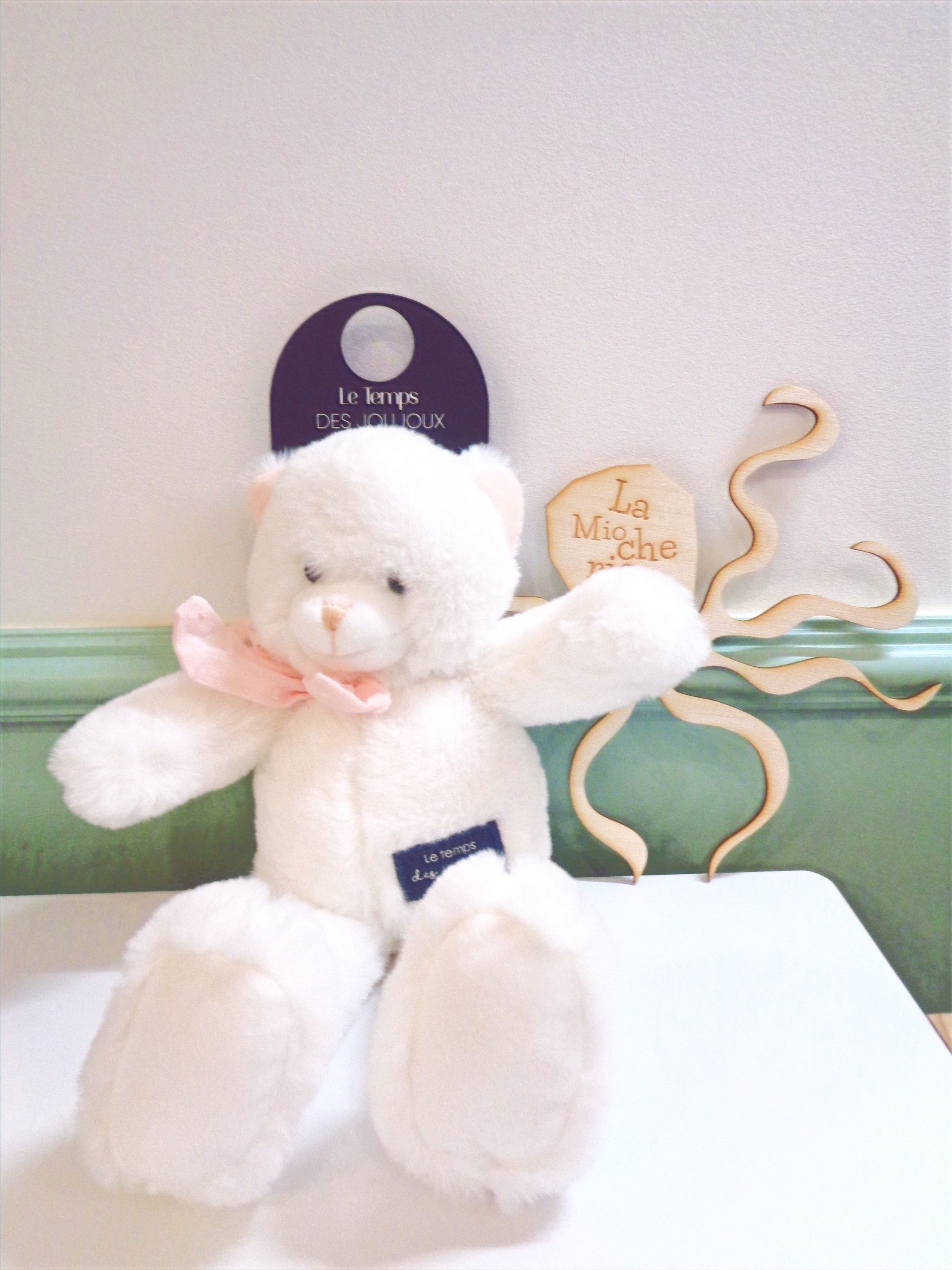 Peluche Pacha la chat - Made in France - Maïlou Tradition