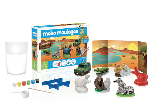 Grand coffret Mako Moulages Destination Savane