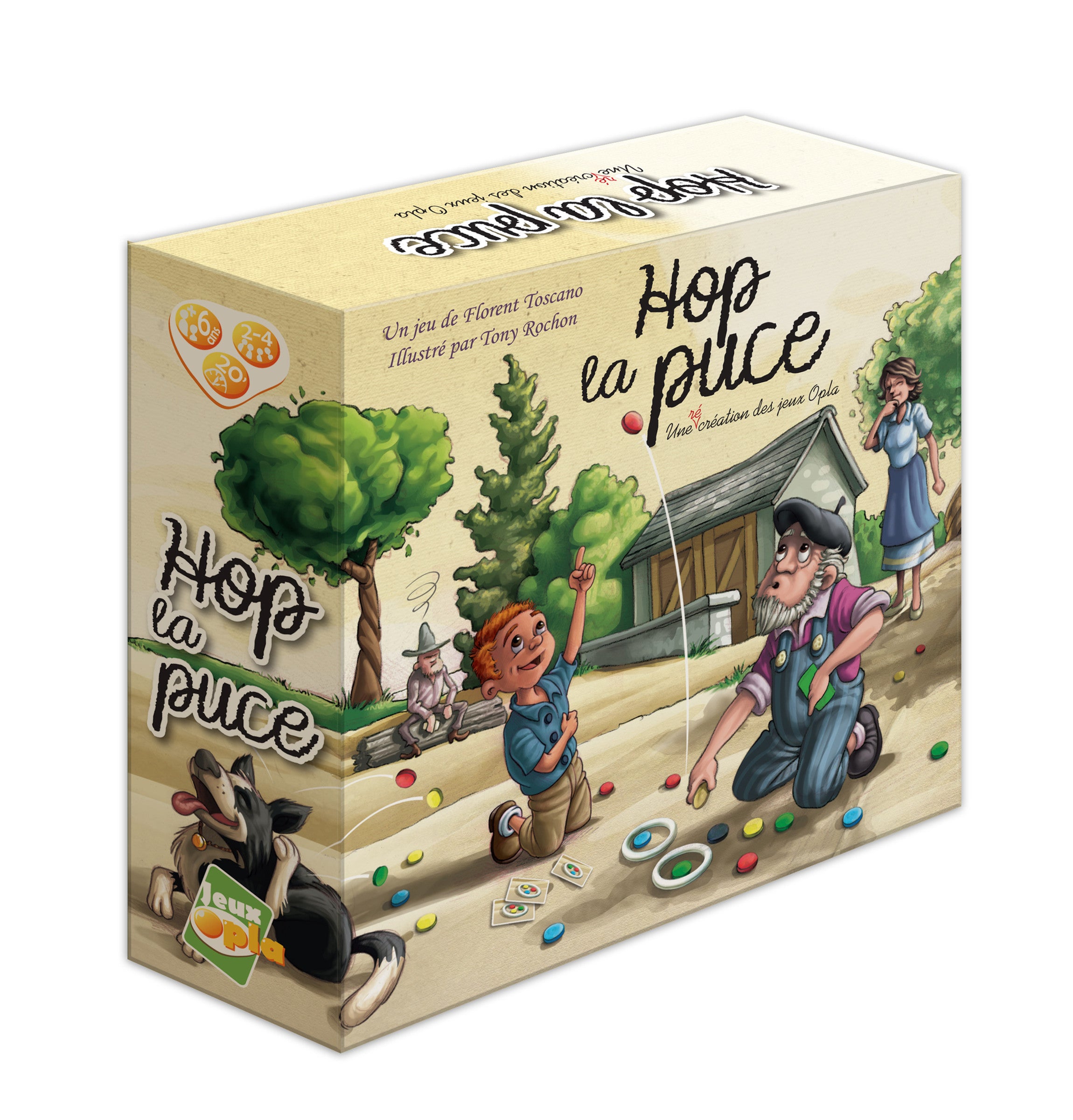 Jeu Hop la puce - Made in France - Jeux Opla