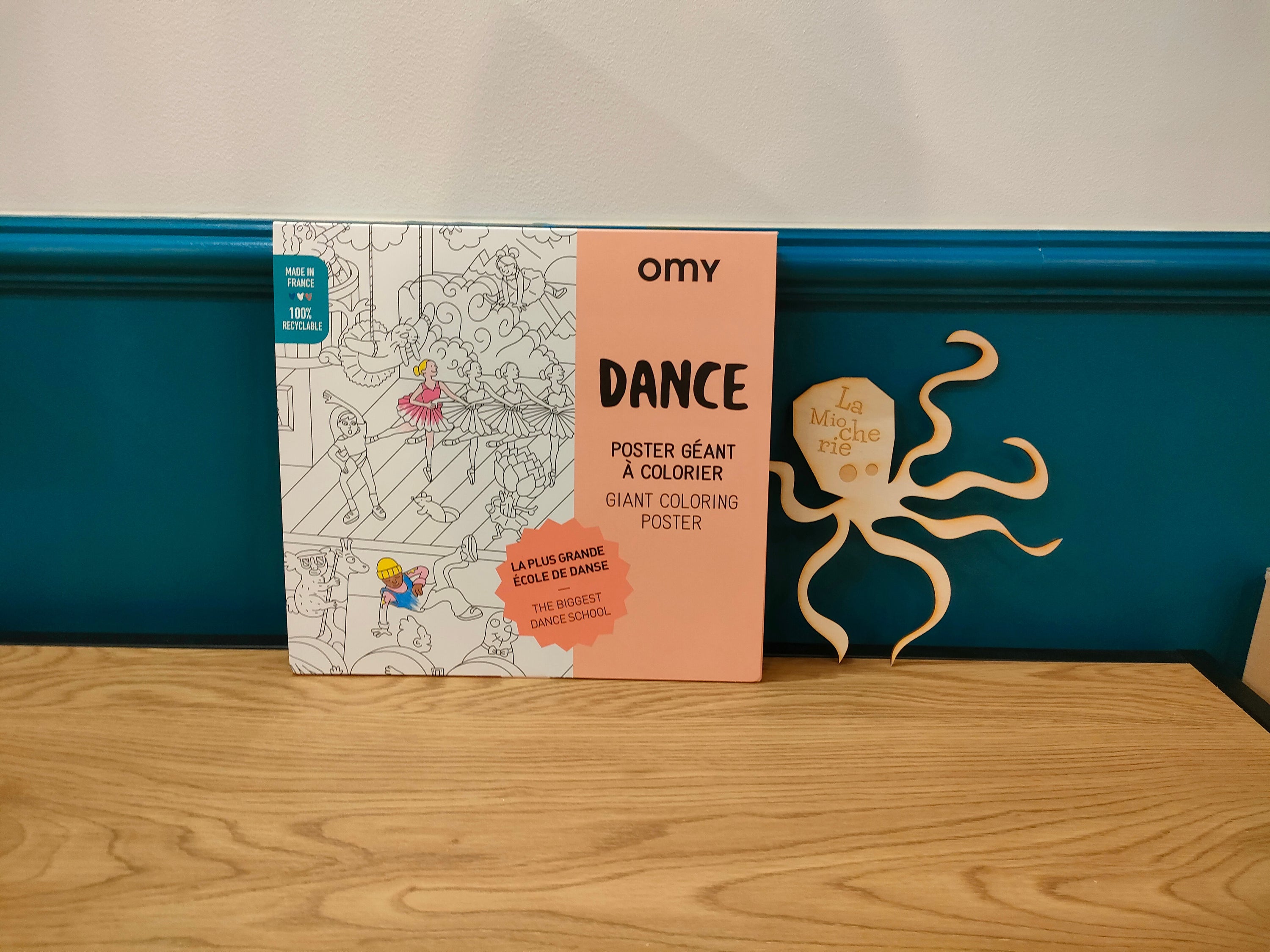Poster Giant coloring Dance - Made in France - Omy