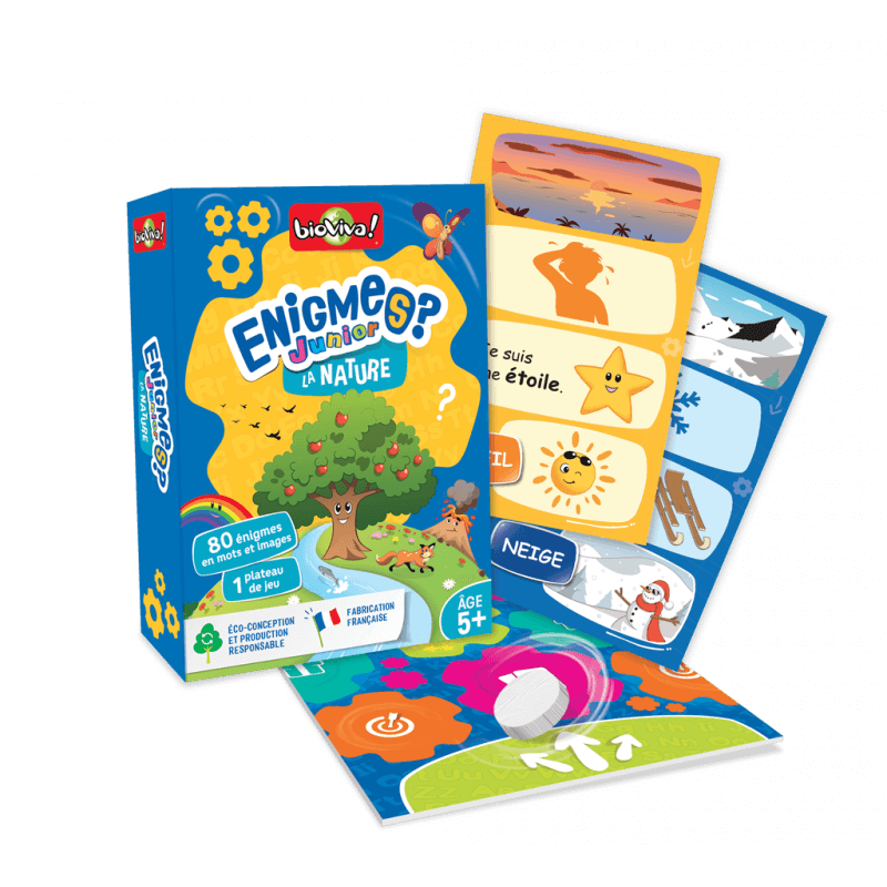 Enigmes Junior La Nature - Made in France - Bioviva