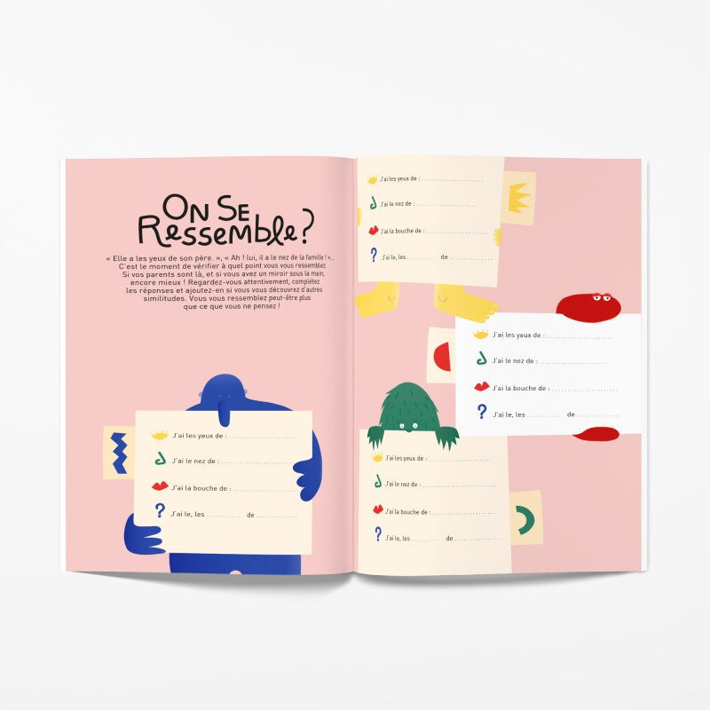 Book to fill in Between brothers and sisters - Printed in Belgium - Minus éditions
