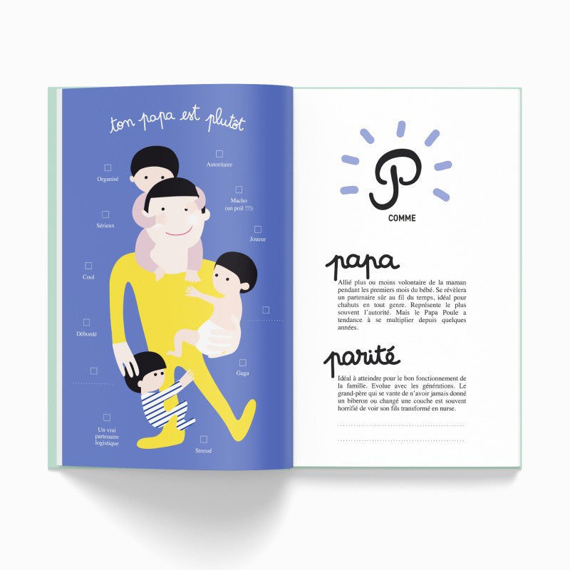 Book to fill in Your first year from A to Z - Printed in Belgium - Minus éditions