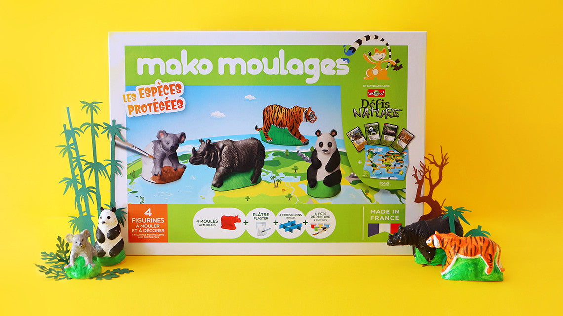 Grand coffret Les espèces protégées - Made in France - Mako Moulages