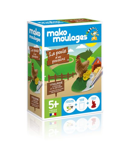 Hen and Chicks Kit - Made in France - Mako Moulages