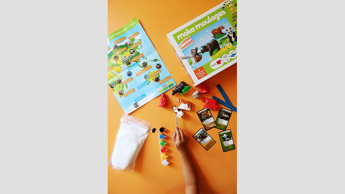 Grand coffret Les espèces protégées - Made in France - Mako Moulages