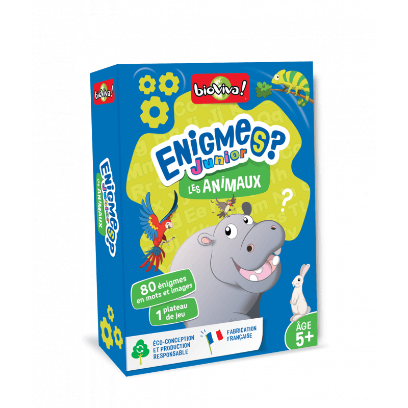 Enigmes Junior Les Animaux - Made in France - Bioviva