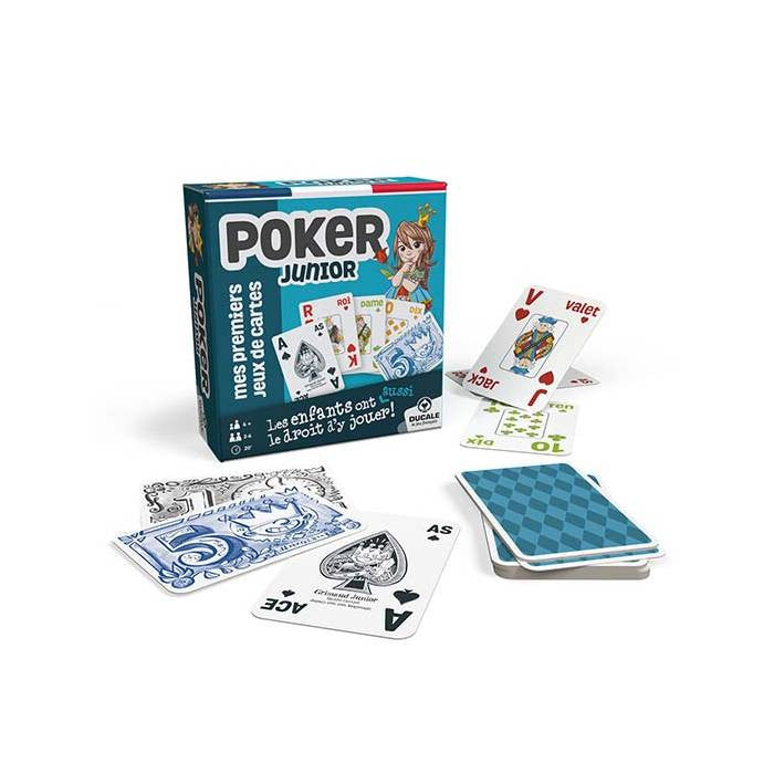 Junior Poker Game - Made in France - Ducale