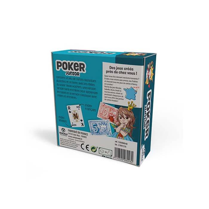 Jeu d'initiation au Poker pour enfants - Poker Junior - Made in France