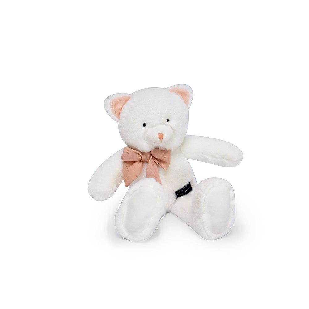 Peluche Pacha le chat blanc - Câlin Made in France