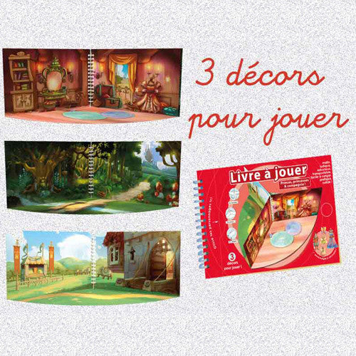 Livre à jouer Princes et Princesses  - Made in France - Mademoiselle cartonne